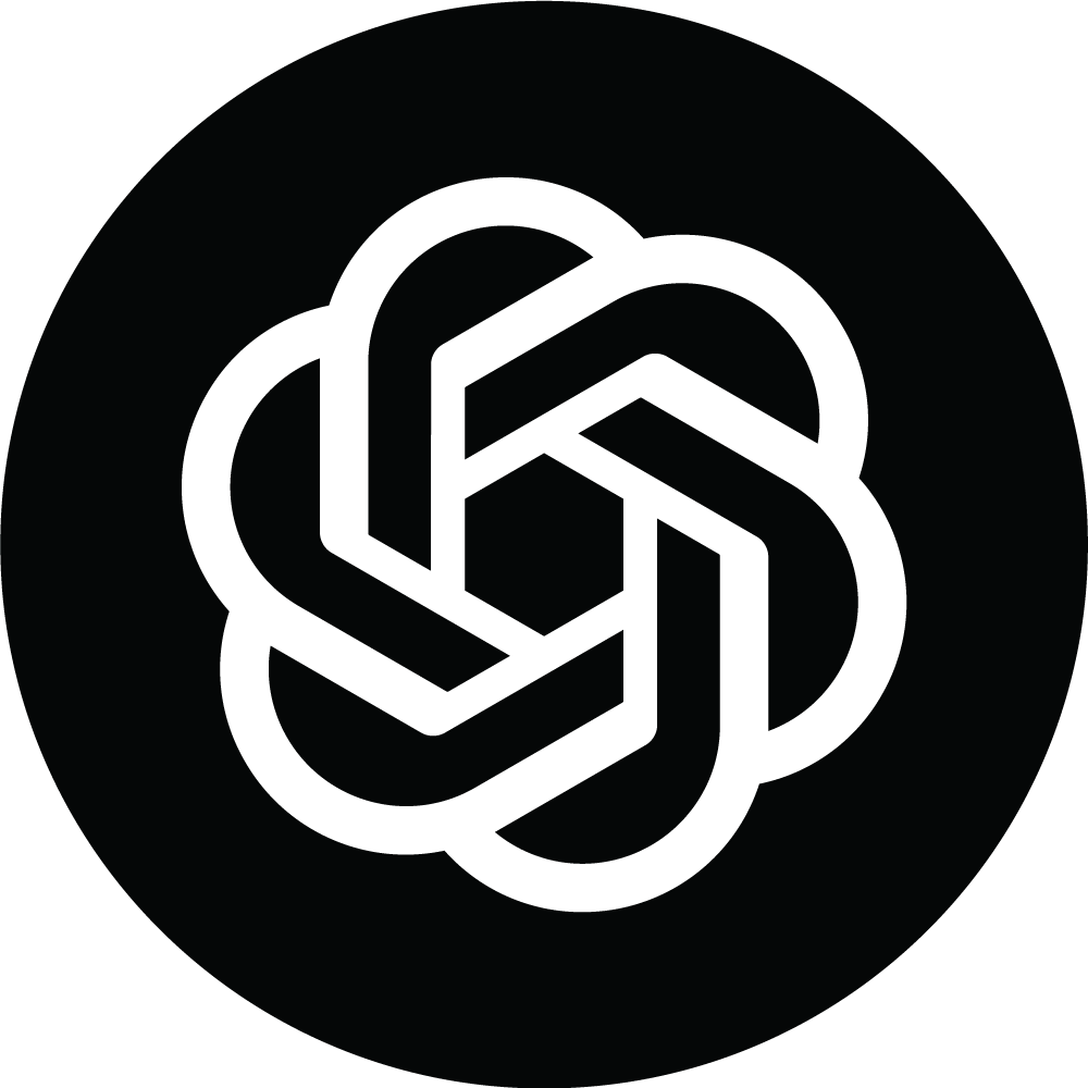 ChatGPT logo PNG transparent image download, size: 1000x1000px