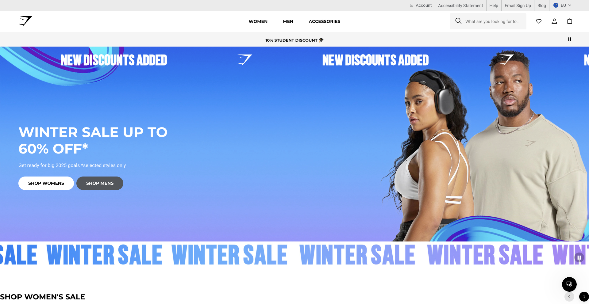 Gymshark - shopify