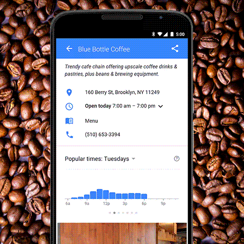 Google va bientôt donner... les heures de pointes dans les magasins !