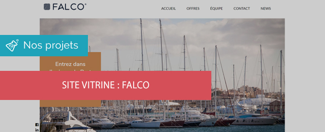 Creation of showcase site: Falco