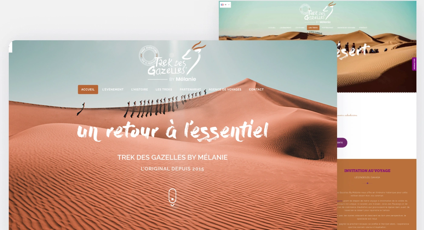 Trek des Gazelles - Screen 1