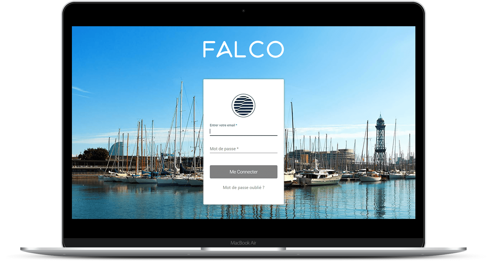 Applications web et mobile WEFALCO - Écran 1